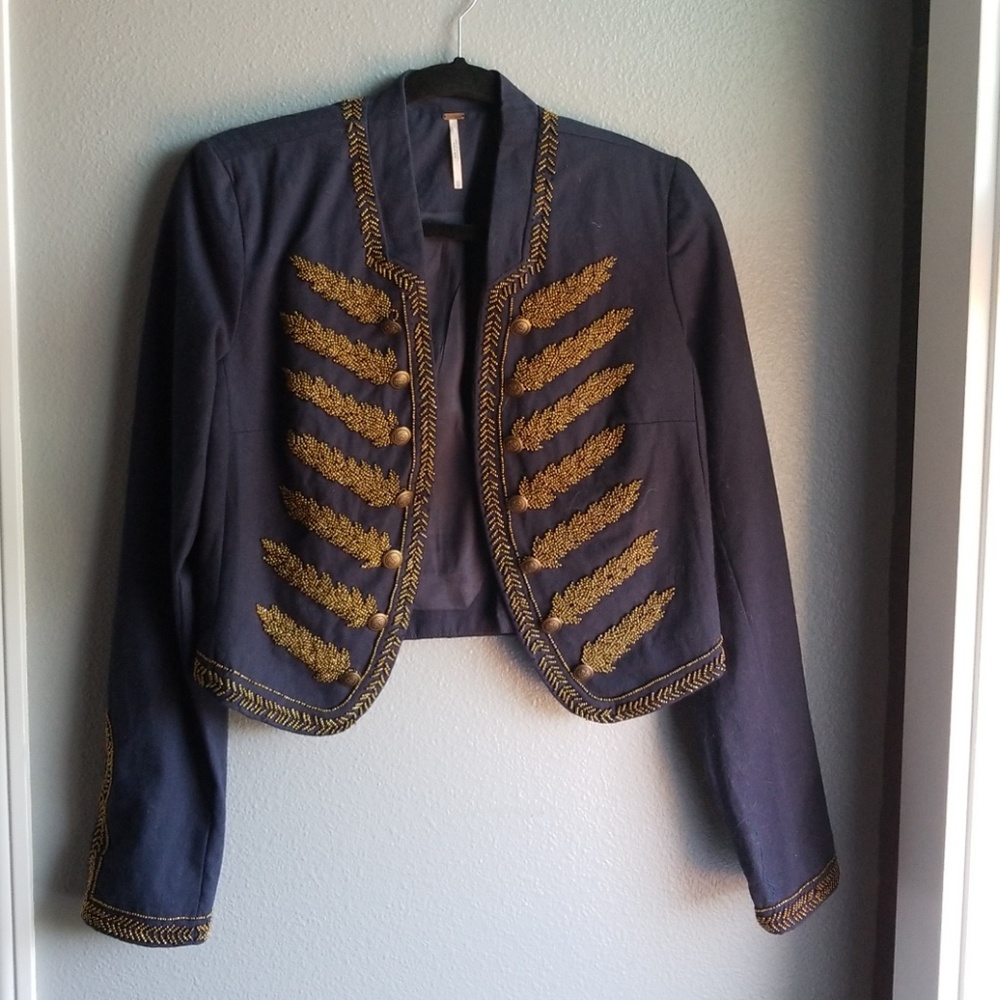 Free People Military jacket